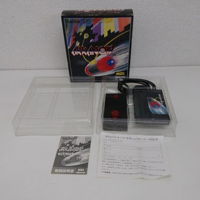 アルカノイド MSX ROMソフト タイトー NIDECOM A750