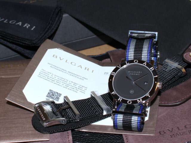 BVLGARI ブルガリ・ブルガリ フラグメント BB41S メンズ自動巻き腕時計