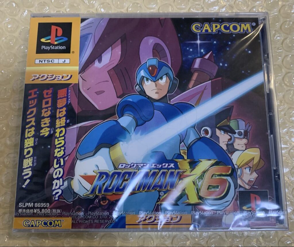 PlayStation PS1 ロックマンX6 カプコン