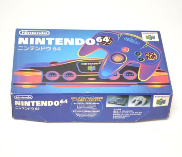 Nintendo ニンテンドー64 NUS-001 本体 コントローラー 箱セット