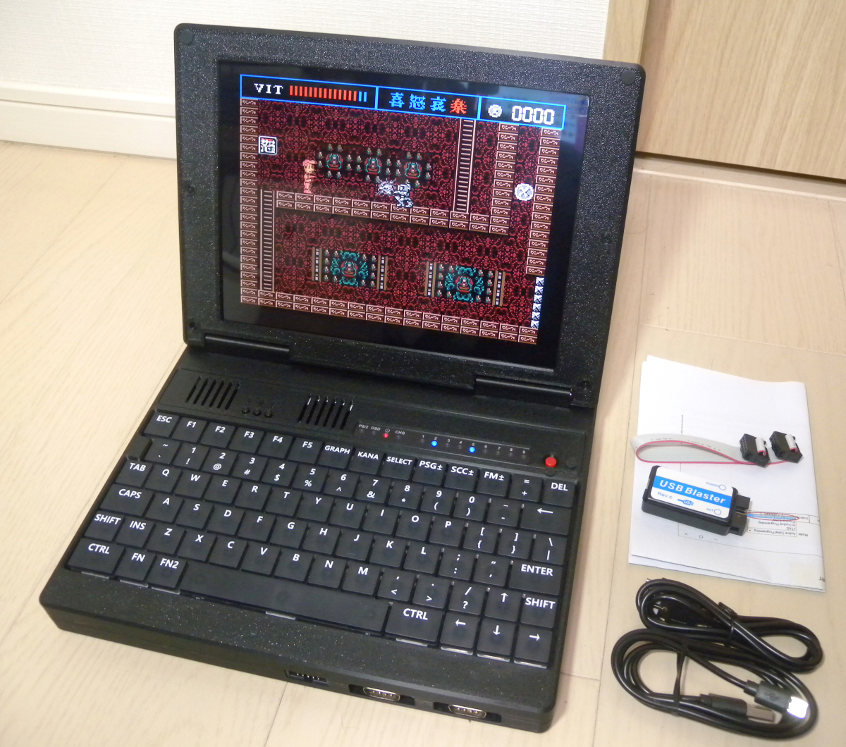 ノート型MSX2+ OneChipBook MSXBook ファームウェア書込み済