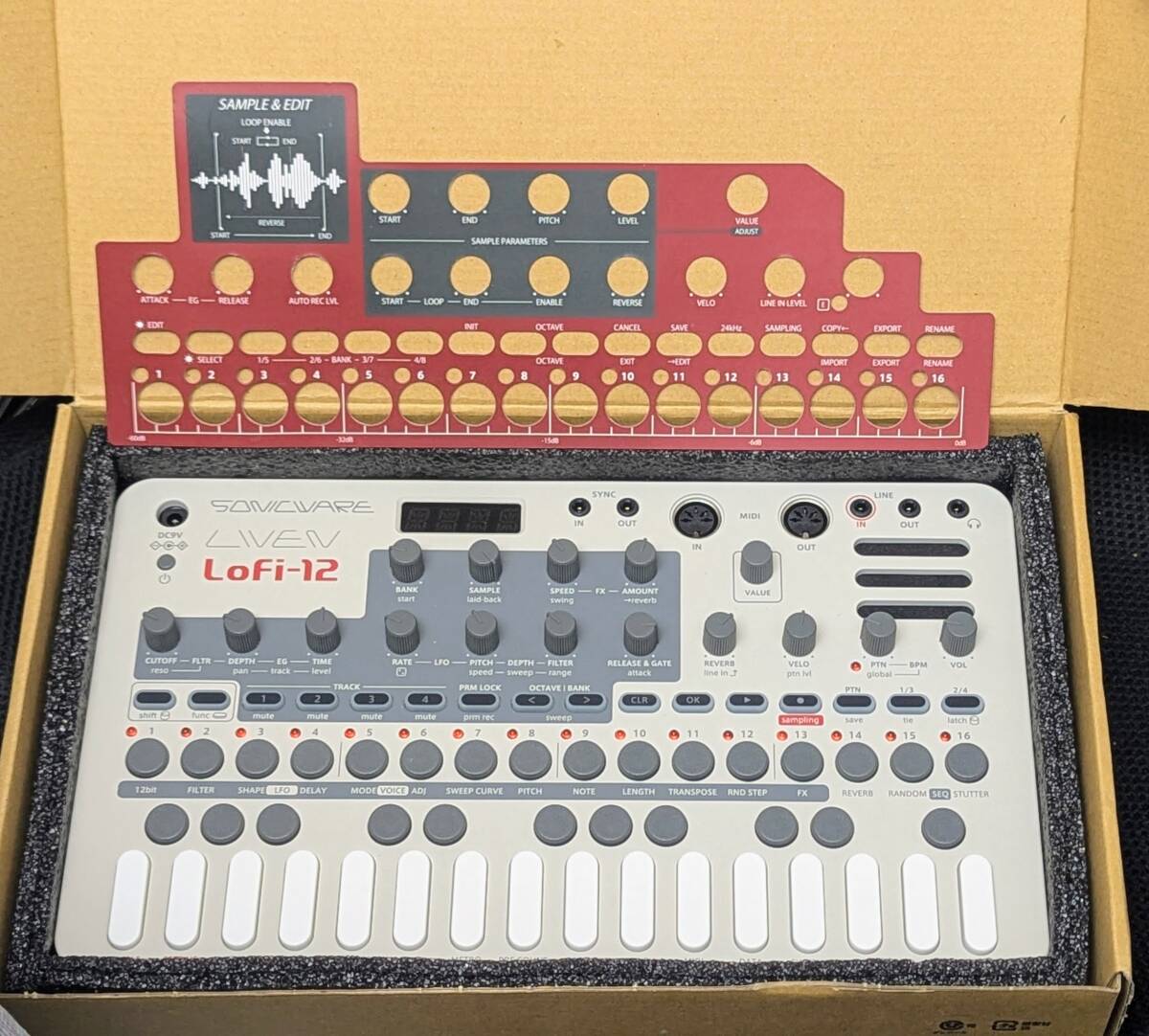 SONICWARE LIVEN Lofi-12 サンプラー グルーヴボックス