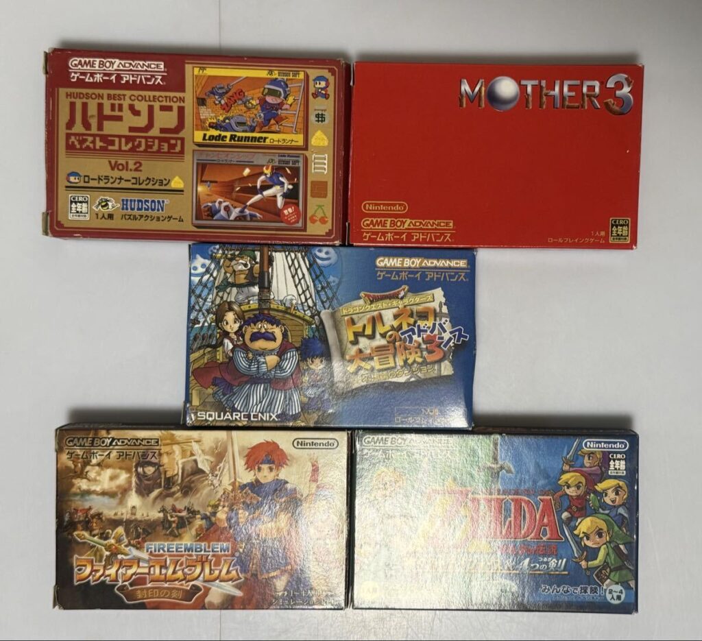ゲームボーイアドバンス ソフト 5本セット