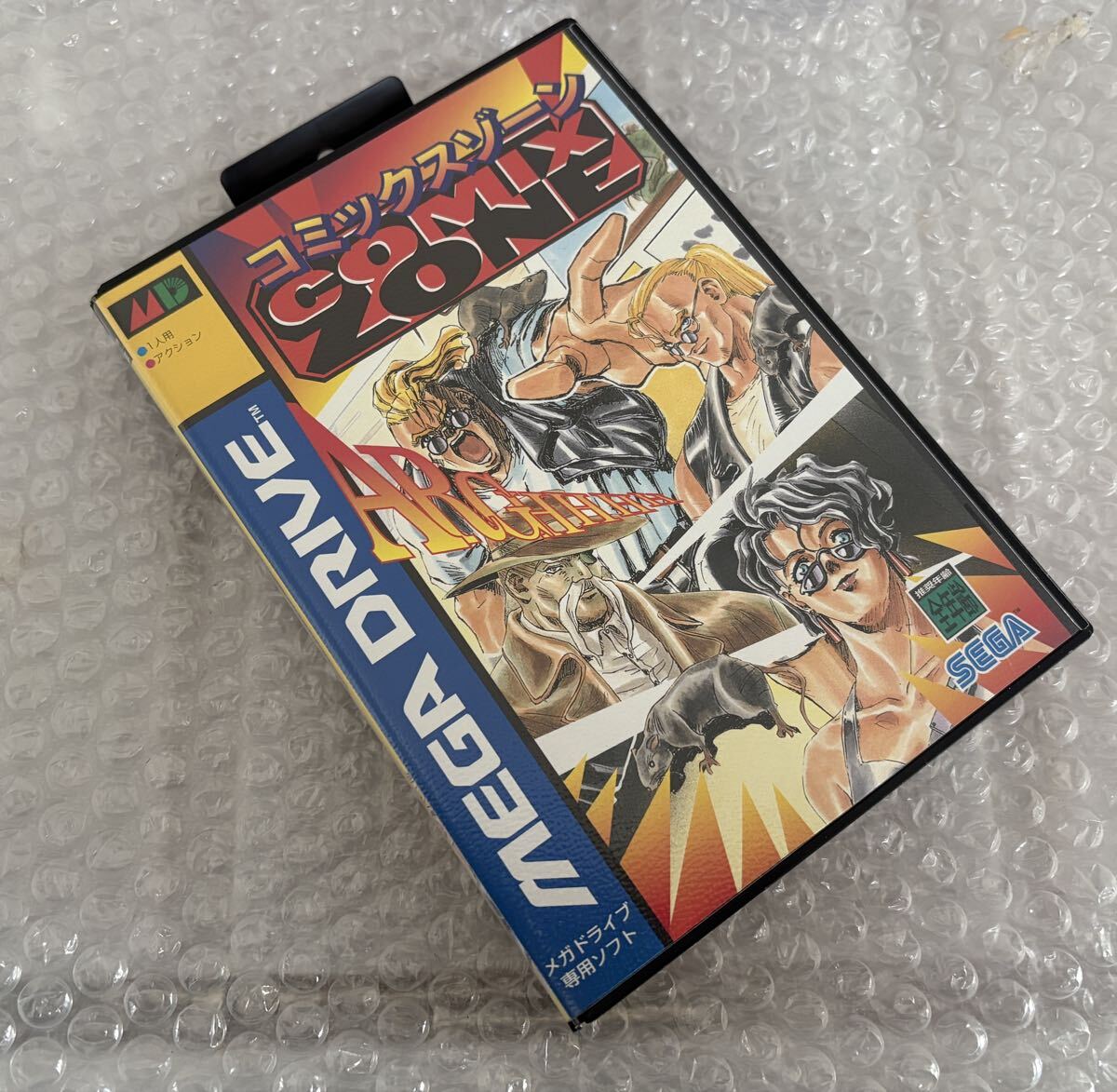 メガドライブ コミックスゾーン 正規品