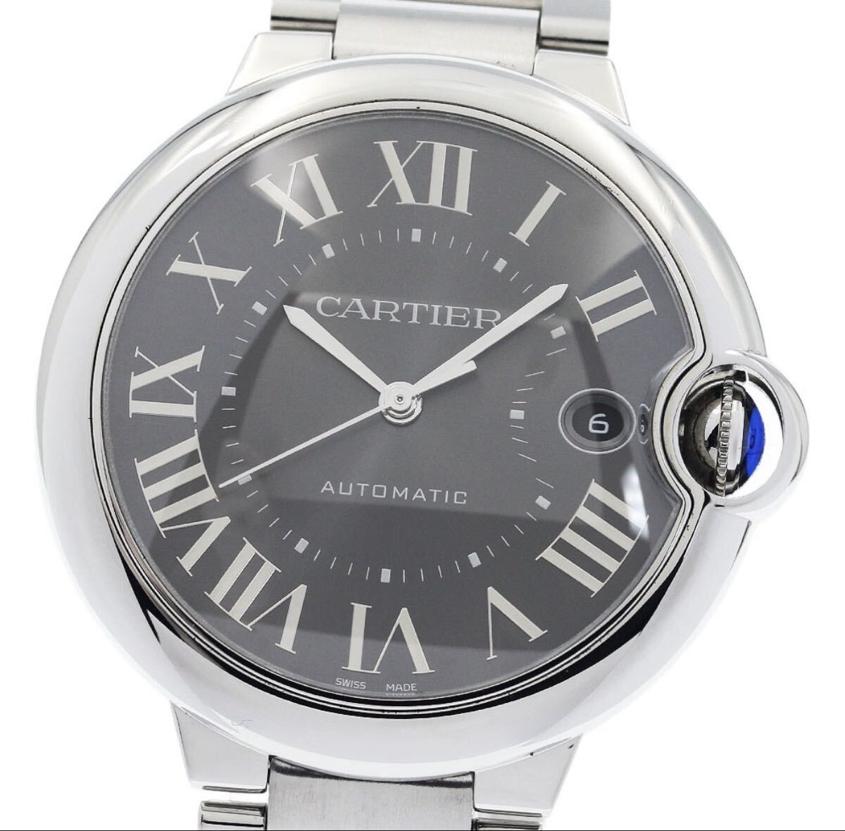 カルティエ バロンブルー LM 40mm 自動巻き メンズ腕時計