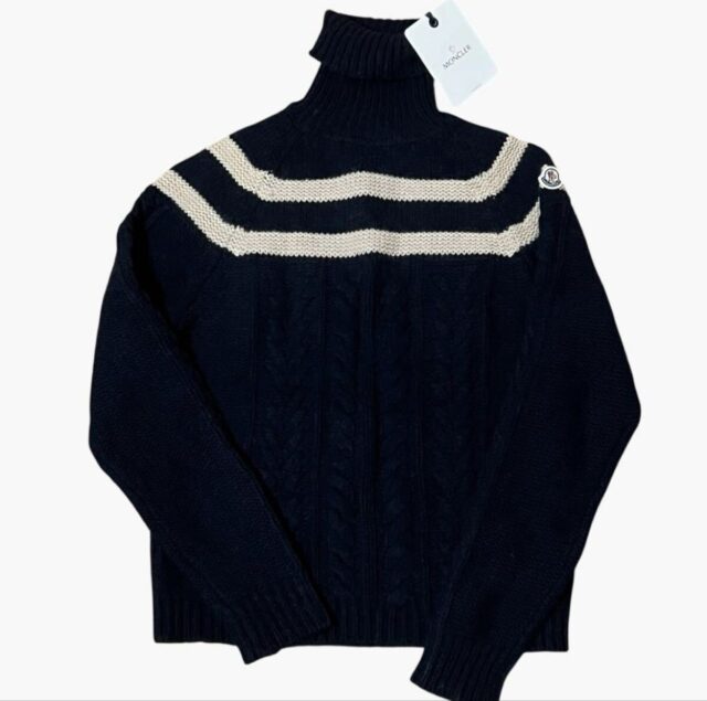 MONCLER モンクレール タートルネックニット セーター ブラック