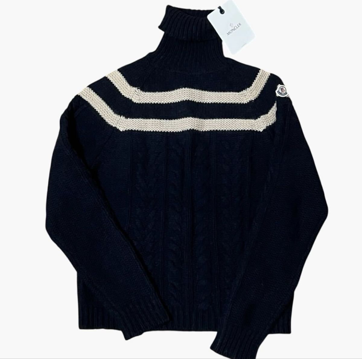 MONCLER モンクレール タートルネックニット セーター ブラック