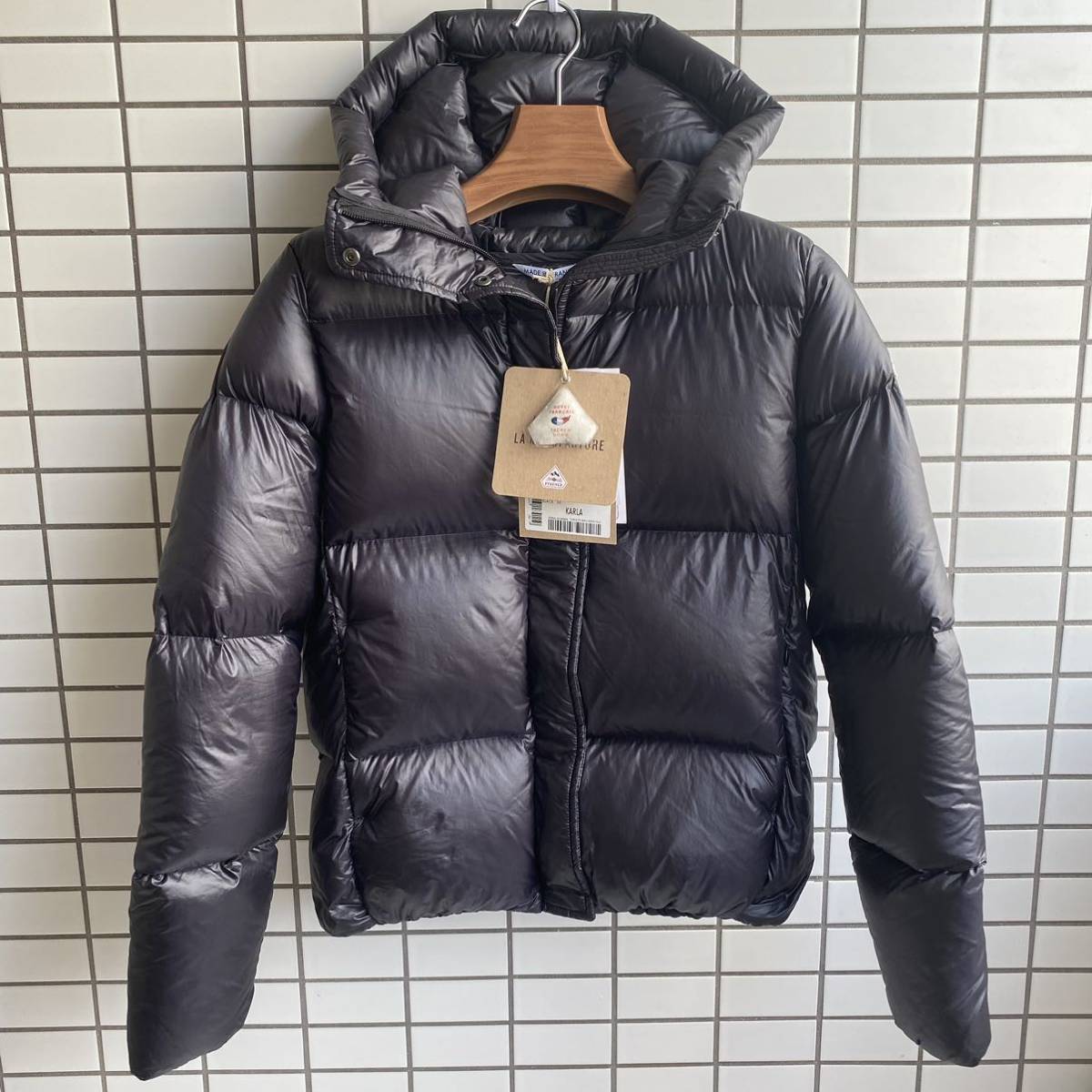 ピレネックス KARLA ダウンジャケット レディース 36 ブラック