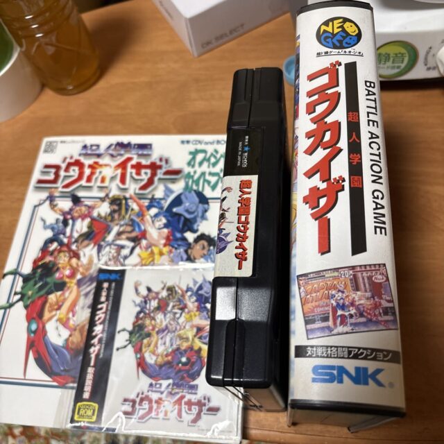 ゴウカイザー ネオジオROM レトログゲーム 箱・説明書付