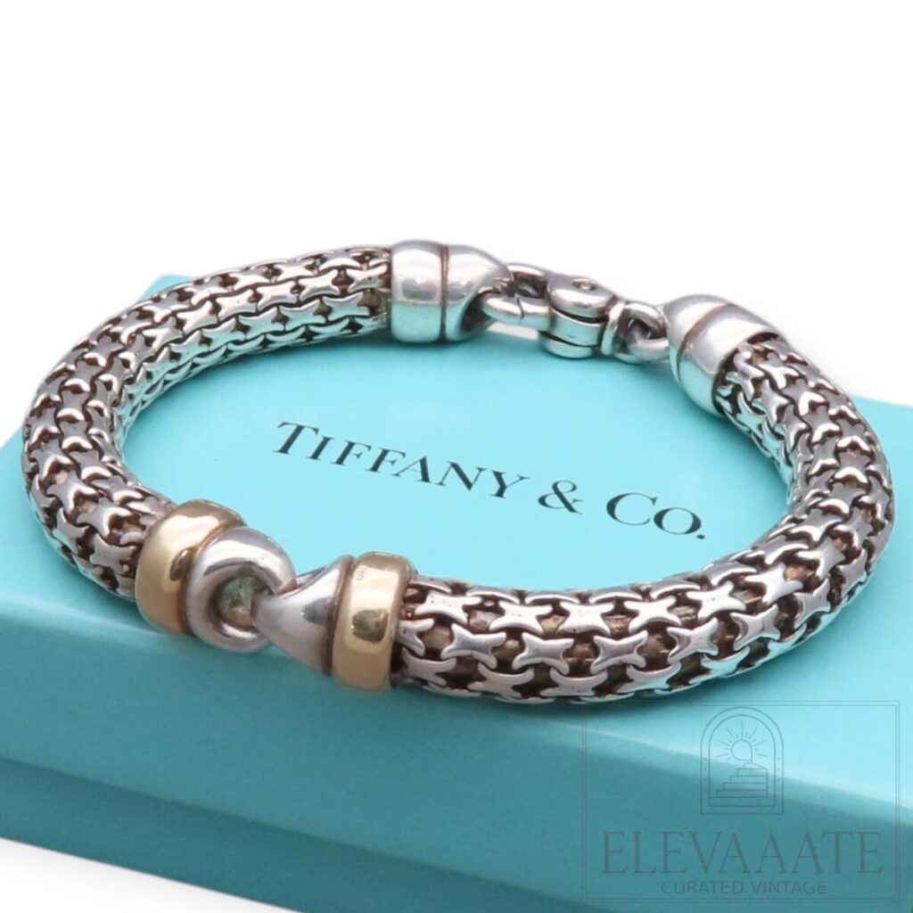 Tiffany&Co. ティファニー ヴィンテージ ブレスレット K18 SV925