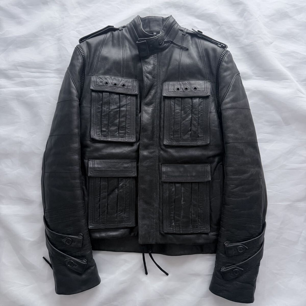 Dior Homme 03AW M65 ナポレオン レザージャケット サイズ44