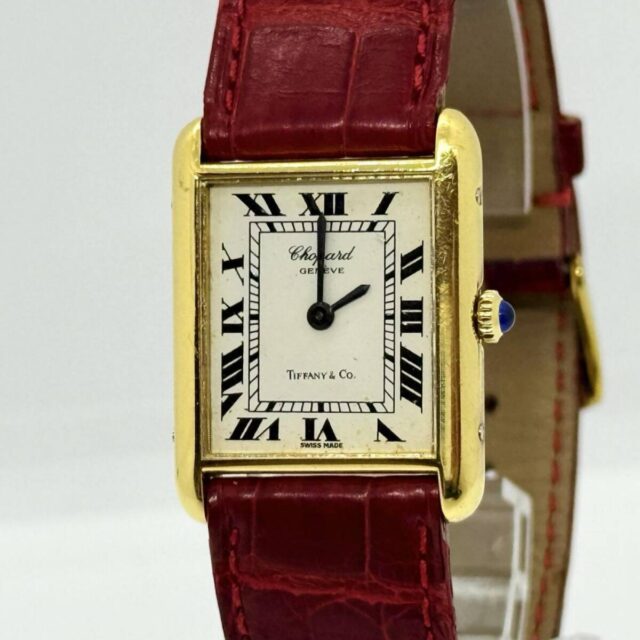 Chopard ショパール ティファニー タンク Wネーム YG レディース腕時計