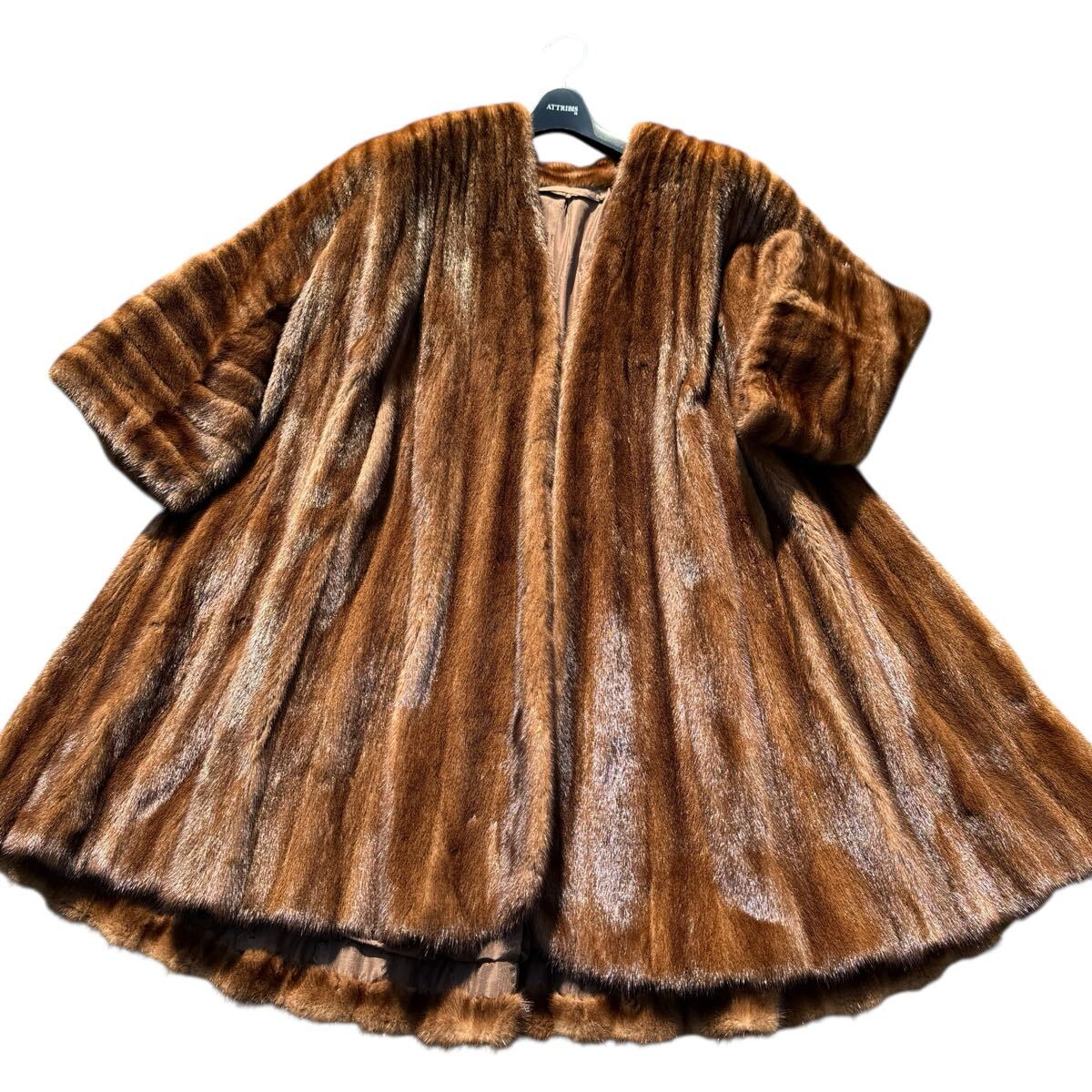 SAGA MINK ROYAL デミバフミンク ロングコート