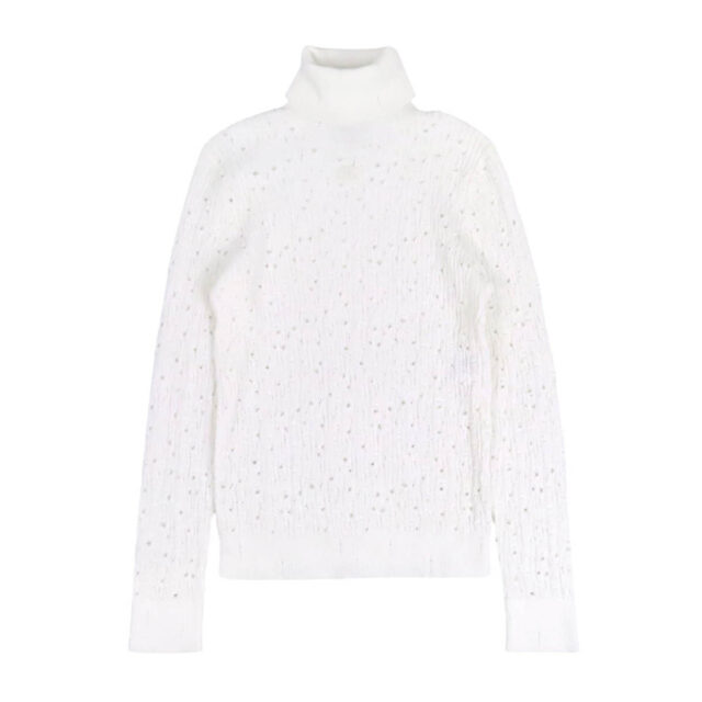 CHANEL シャネル ココマーク タートルネック ニット P72110K10334