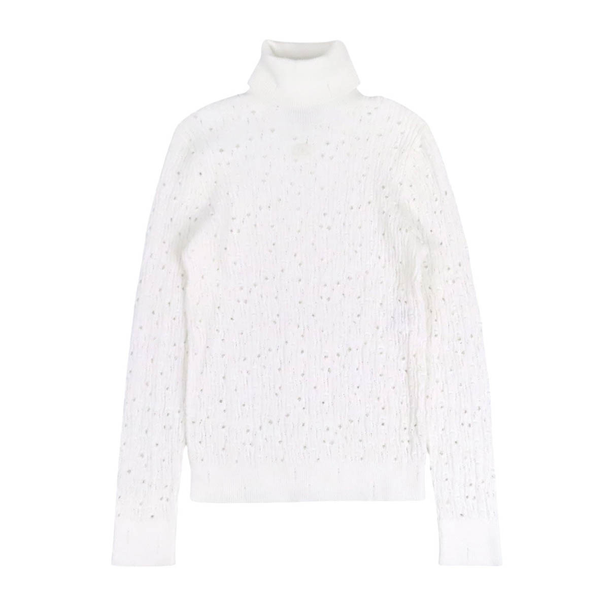 CHANEL シャネル ココマーク タートルネック ニット P72110K10334