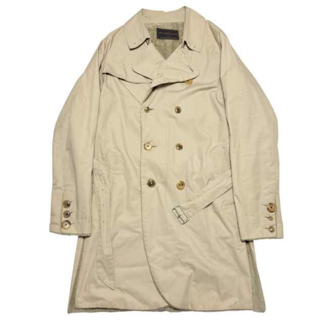アンダーカバー 04AW トレンチコート 裏総ボア サイズL