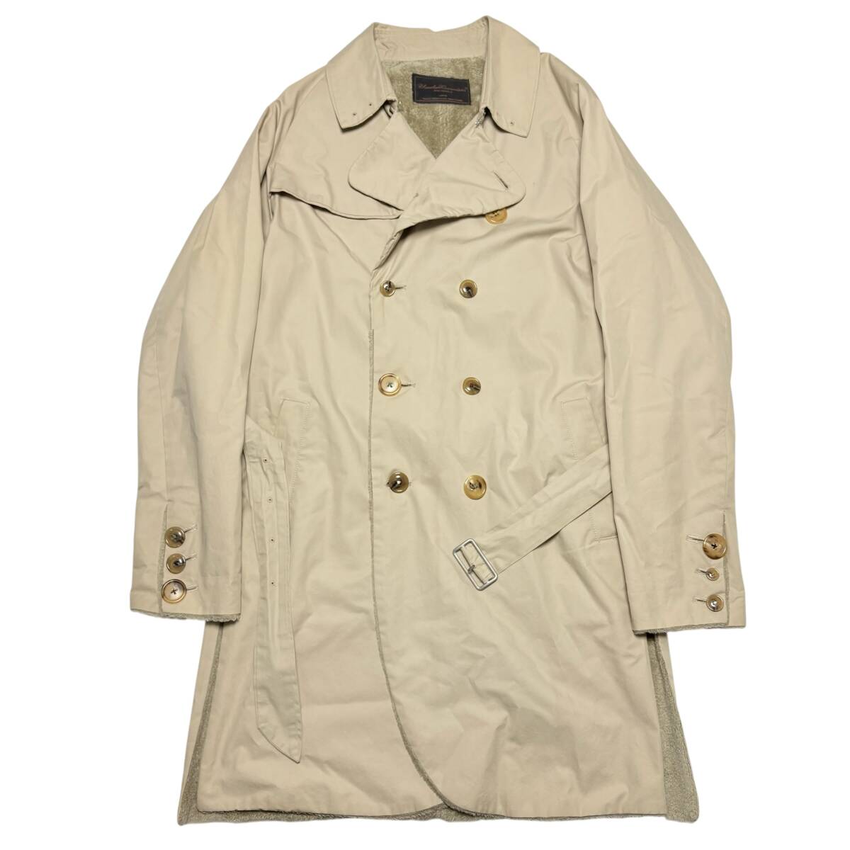 アンダーカバー 04AW トレンチコート 裏総ボア サイズL