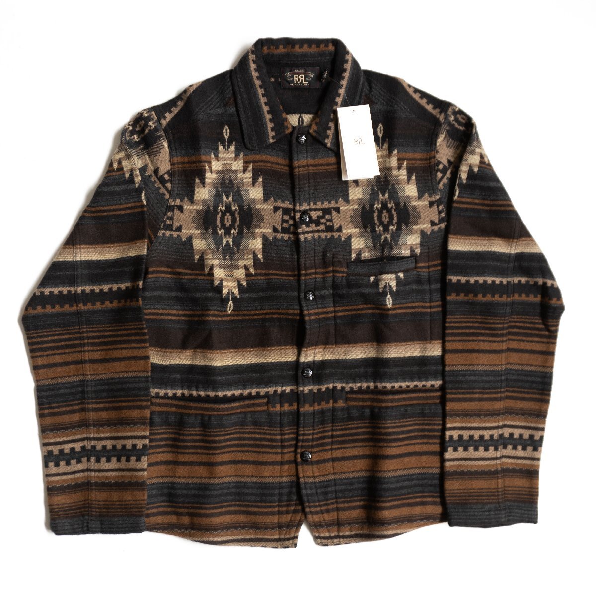 RRL ネイティブジャガード オーバーシャツ S ラルフローレン