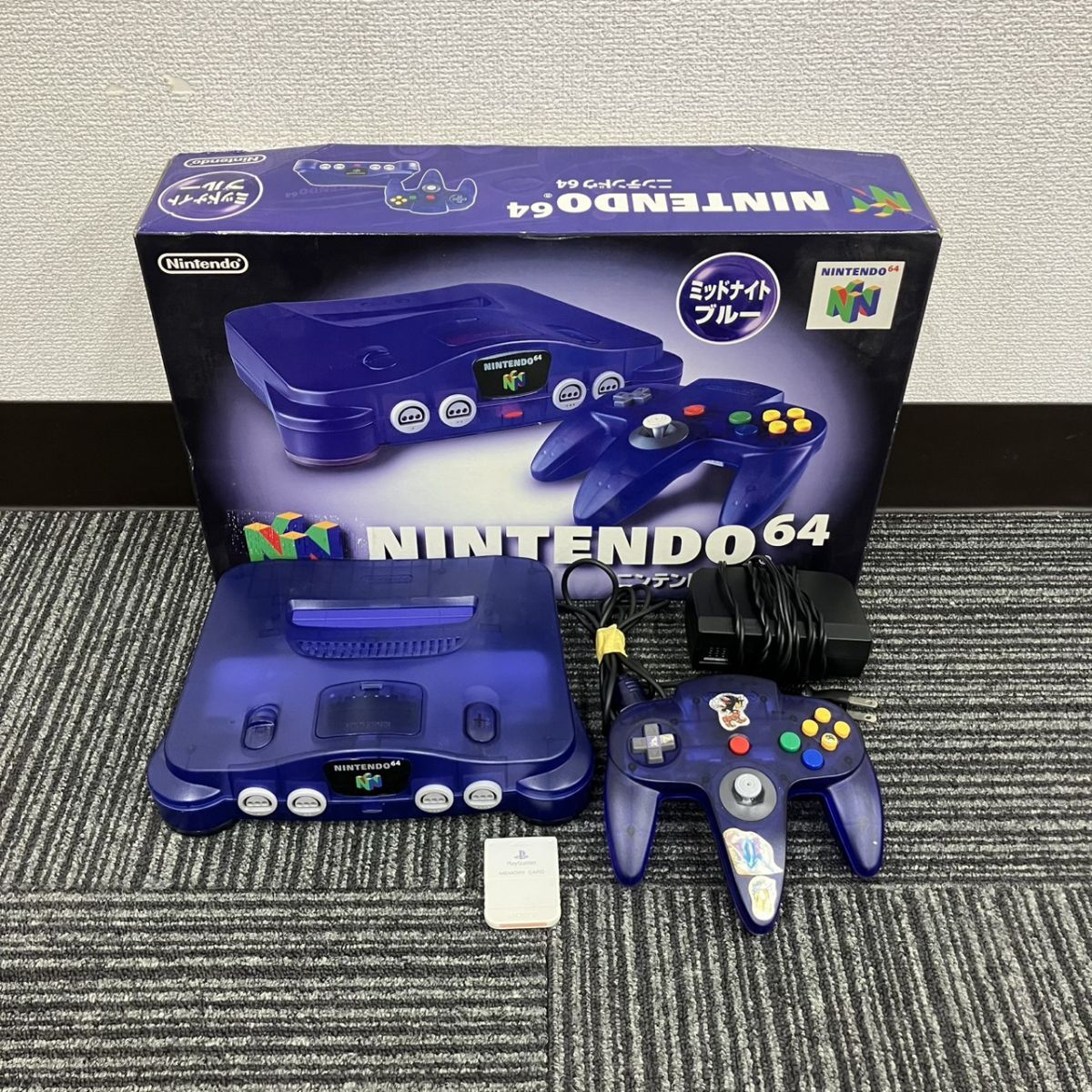 Nintendo 64 ニンテンドー 本体 ミッドナイトブルー 限定カラー