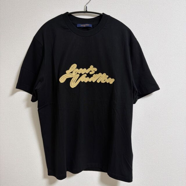 LOUIS VUITTON ルイヴィトン エンブロイダード シグネチャー Tシャツ M