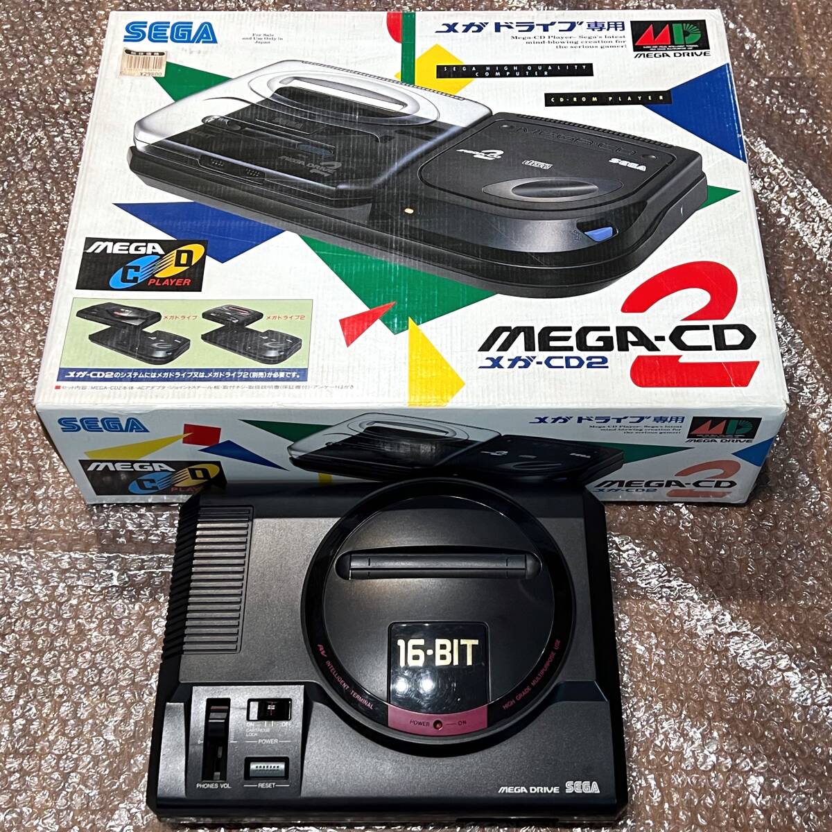 SEGA メガドライブ本体 HAA-2510 メガCD2 HAA-2912