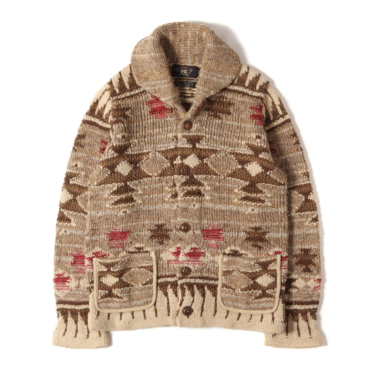 RRL ダブルアールエル カーディガン ベージュ系 M