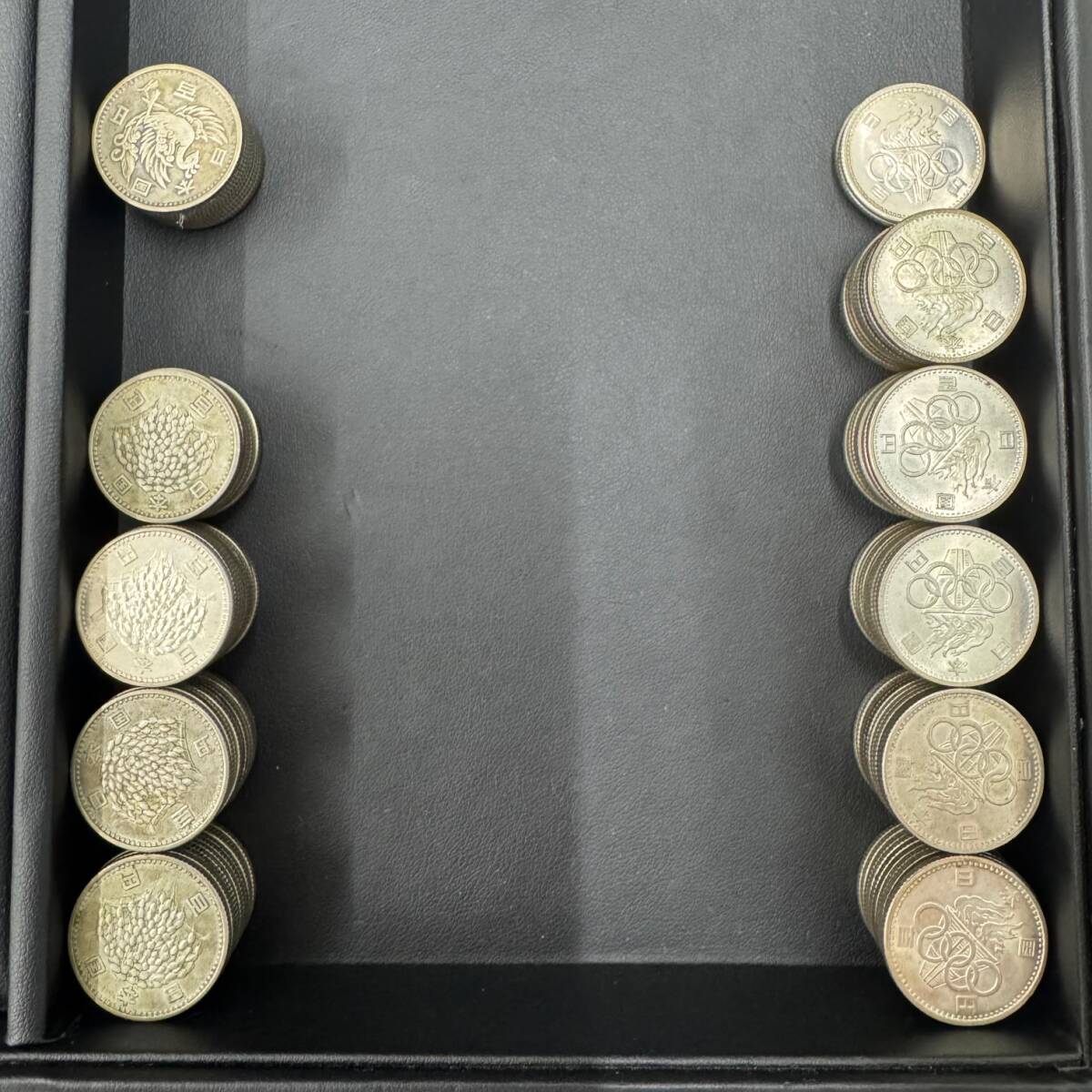 100円銀貨 100枚まとめ 五輪43 稲穂38 鳳凰9
