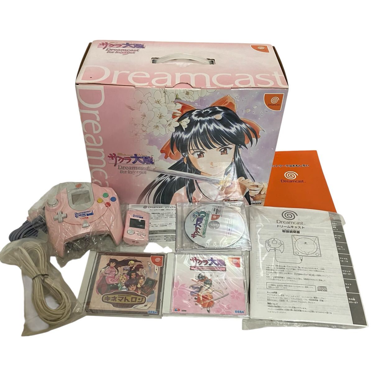 SEGA Dreamcast サクラ大戦Ver HKT-3000 コントローラー ビジュアルメモリ