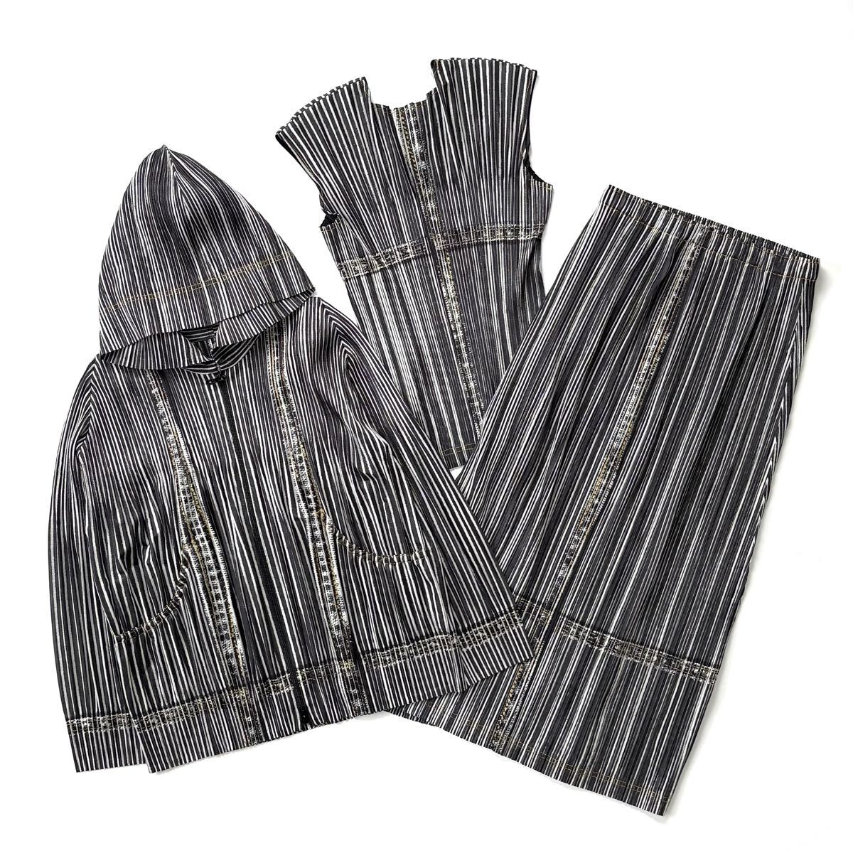 PLEATS PLEASE ISSEY MIYAKE デニム転写 3点セット 買取実績