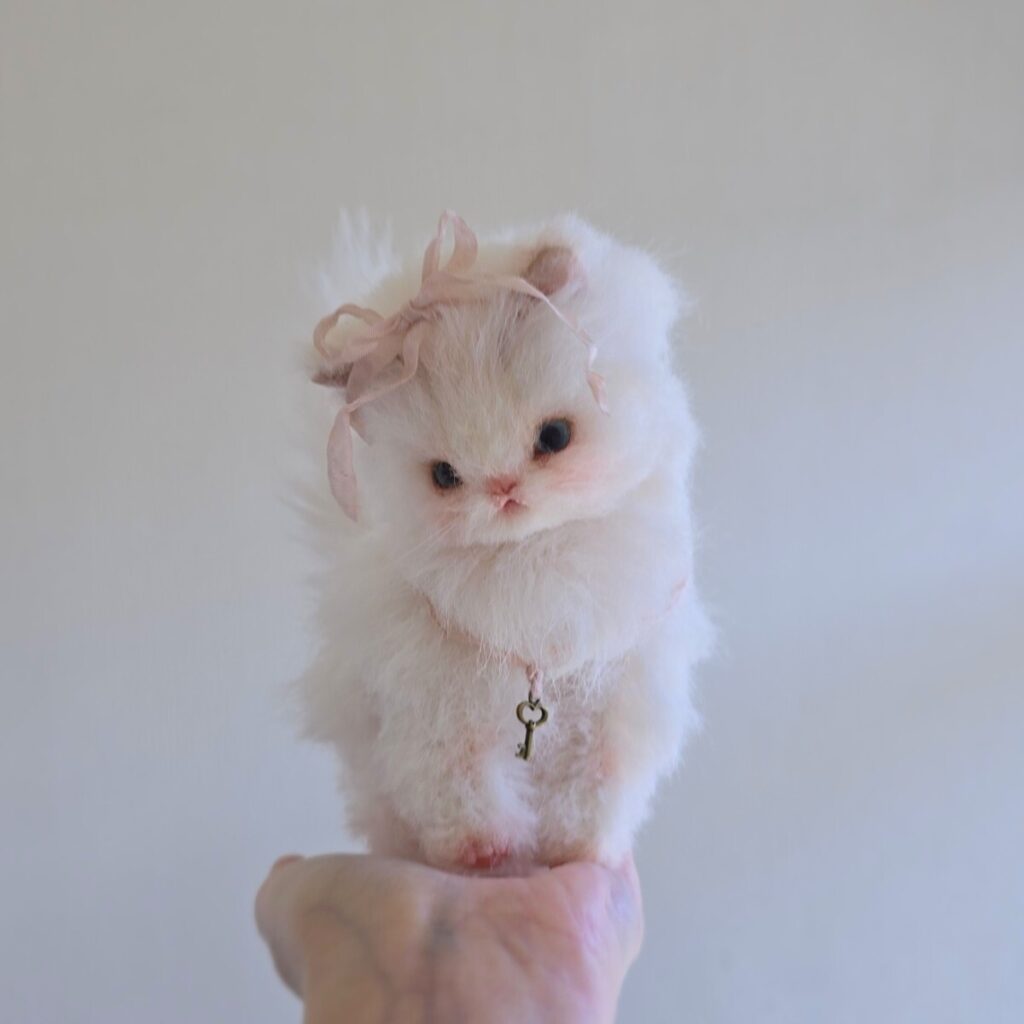 +miumoe+ BabyKittenDoll 長毛猫 子猫 アートドール