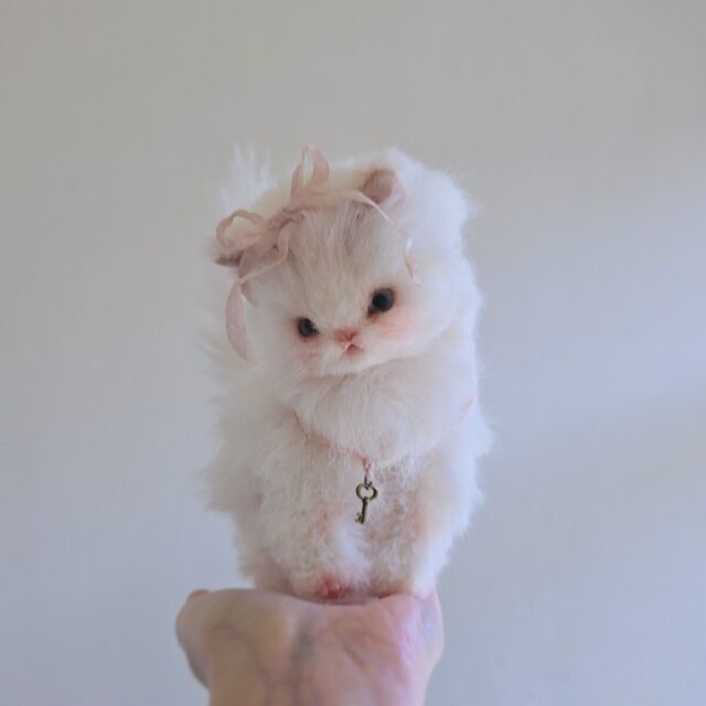 +miumoe+ BabyKittenDoll 長毛猫 子猫 アートドール