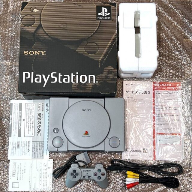 PlayStation SCPH-1000 初代プレイステーション 本体一式