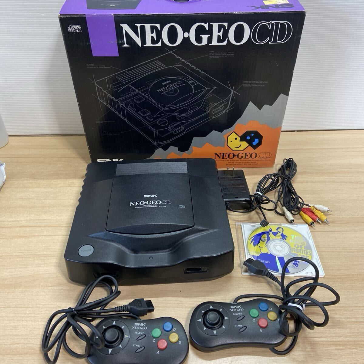SNK ネオジオCD CD-T01 本体 ザ キング オブ ファイターズ ’95