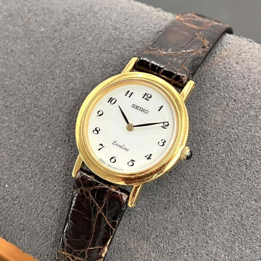 SEIKO セイコー Exceline エクセリーヌ 7320-0450 18KT 腕時計