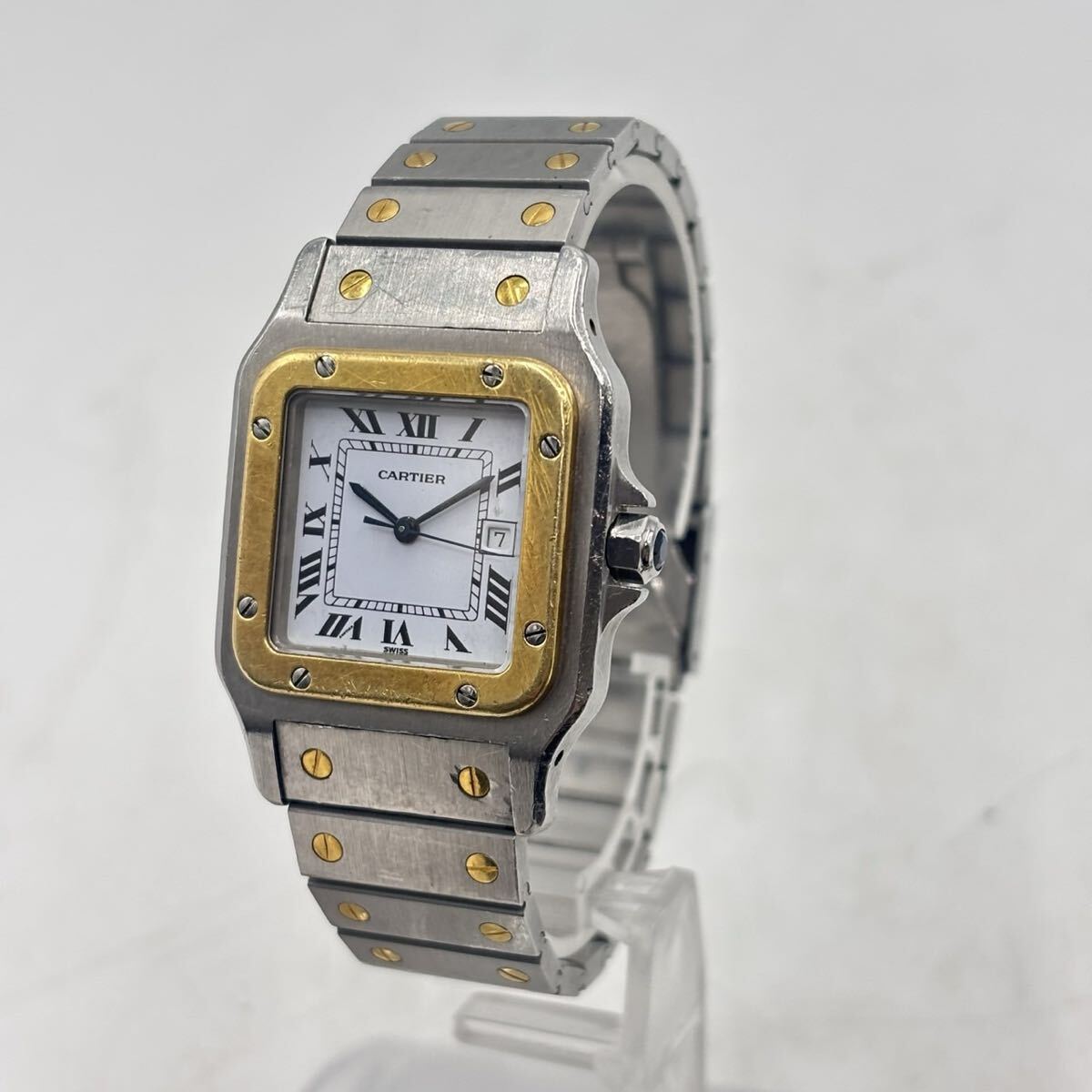 Cartier カルティエ サントスガルベLM 自動巻き メンズ腕時計