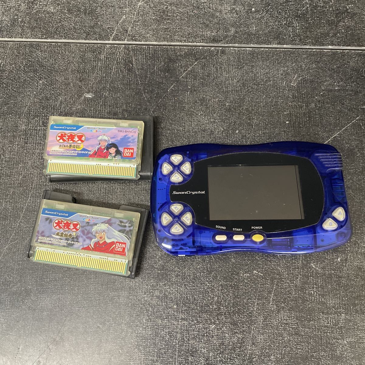 BANDAI スワンクリスタル SCT-001 ブルー ワンダースワンカラー