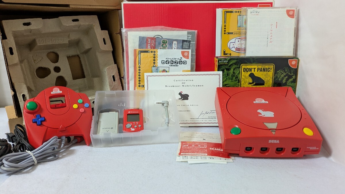 SEGA Dreamcast シーマン クリスマスモデル 本体一式