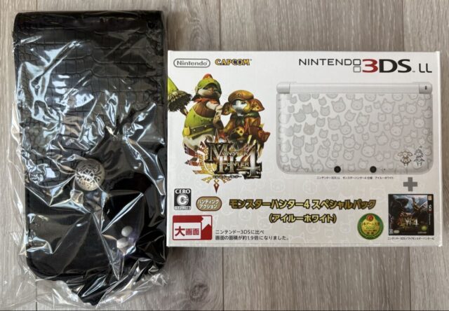 Nintendo 3DS LL モンスターハンター4 スペシャルパック アイルーホワイト