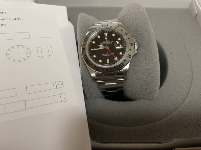 ロレックス エクスプローラーII Ref.16570 X番 ブラック