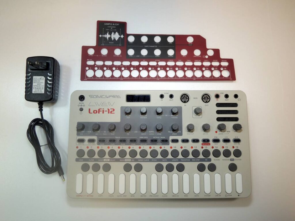 SONICWARE LIVEN Lofi-12 サンプラー