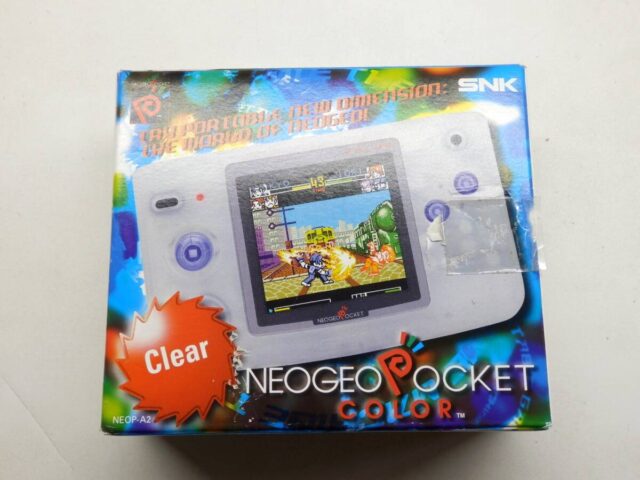 NEOGEO POCKET COLOR 043L121C クリアー 箱取説付き
