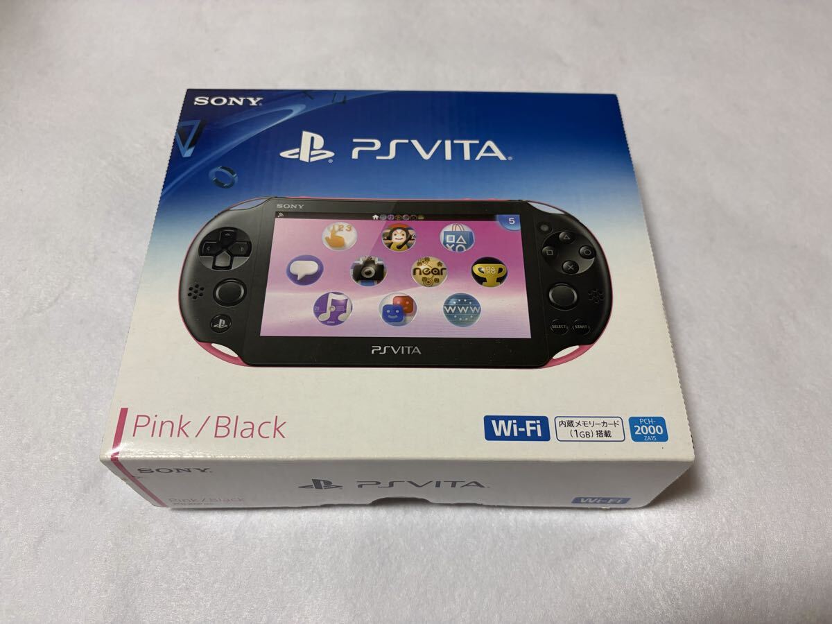 PlayStation Vita PCH-2000ZA15 ピンクブラック Wi-Fiモデル