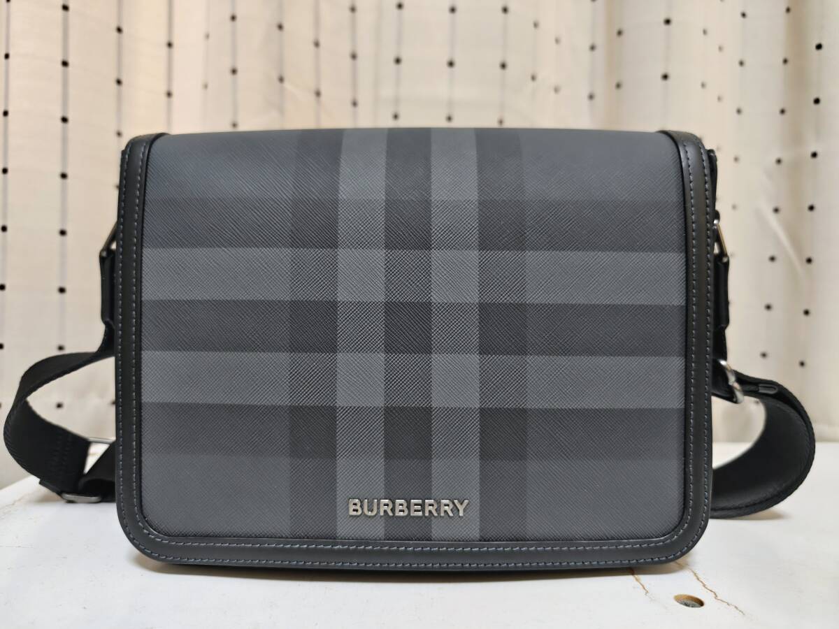 BURBERRY バーバリー スモール アルフレッドバッグ ショルダーバッグ チャコール
