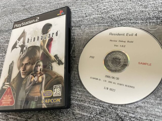 PS2 バイオハザード4 開発ROM デバッグ機能付き