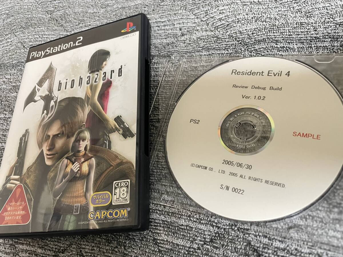 PS2 バイオハザード4 開発ROM デバッグ機能付き