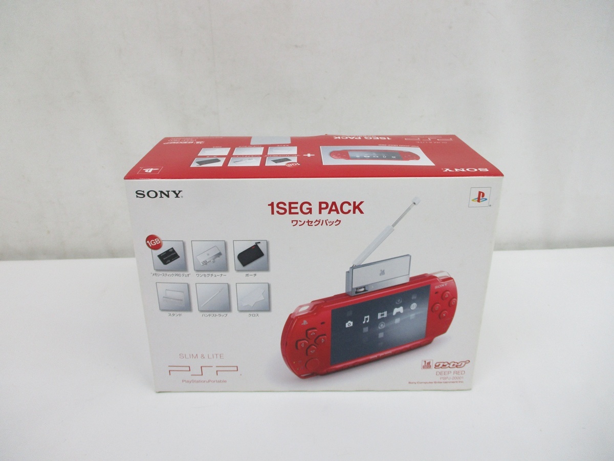 SONY PSP-2000 ディープレッド ワンセグパック PSPJ-2001