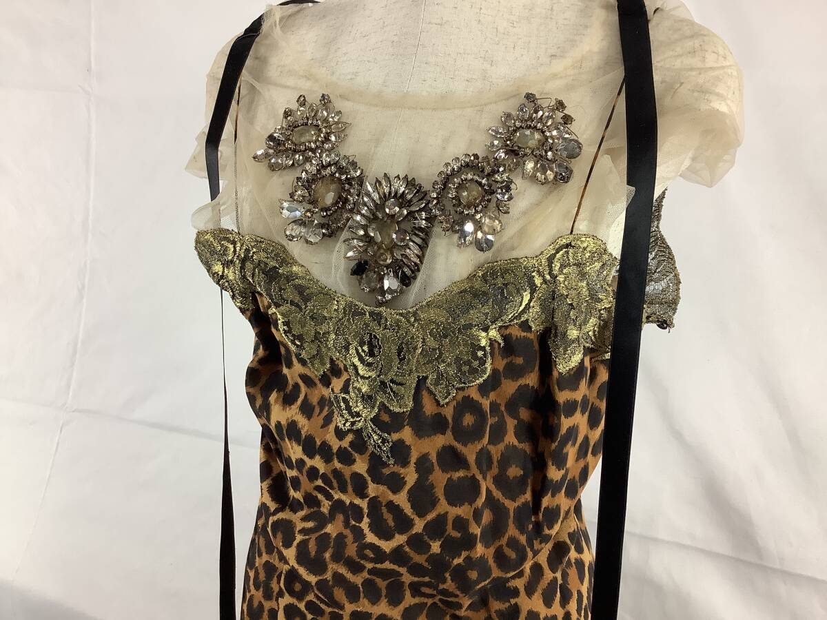 John Galliano ジョン ガリアーノ レオパード柄ワンピース