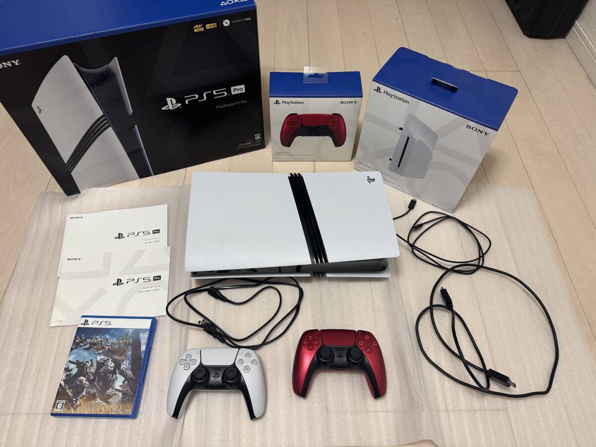SONY PlayStation5 Pro CFI-7000B01 ディスクドライブ付き完全セット
