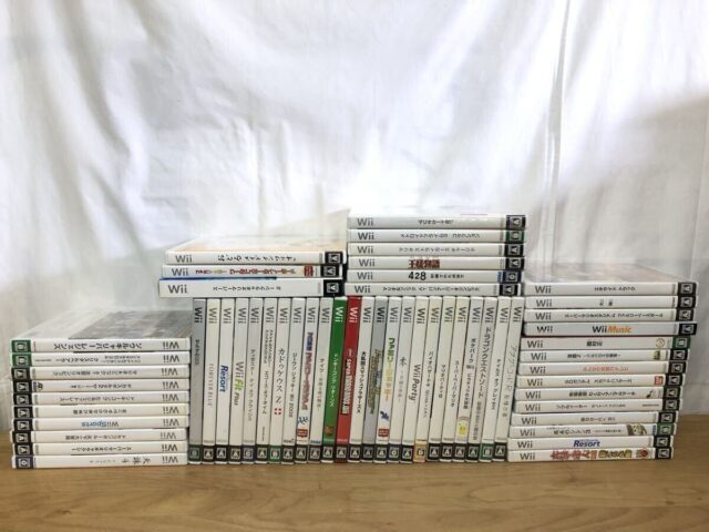 Nintendo Wii ゲームソフト 57本 まとめ売り