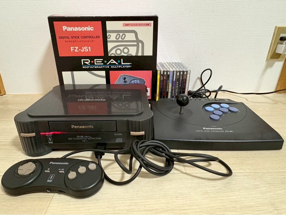 Panasonic 3DO REAL FZ-1 ゲーム機 コントローラー ソフトセット